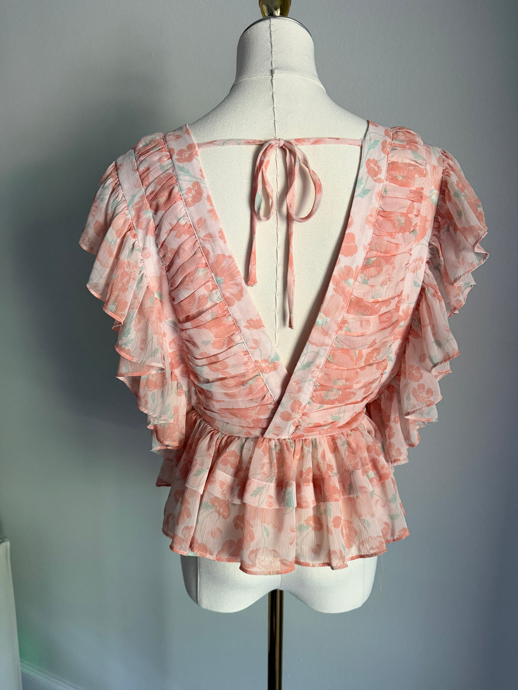 Tularosa Kaia Poppy Pink Blouse