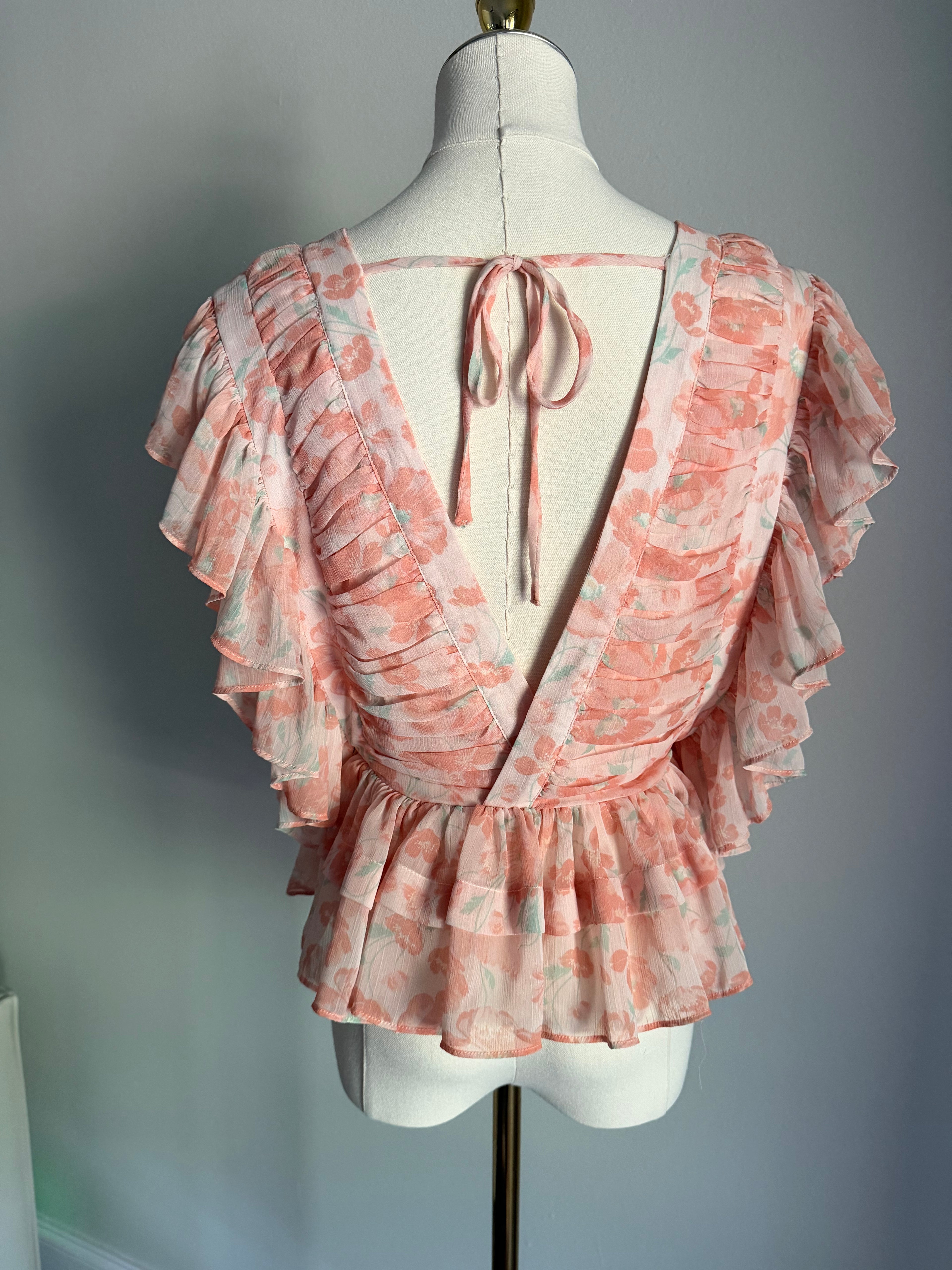 Tularosa Kaia Poppy Pink Blouse